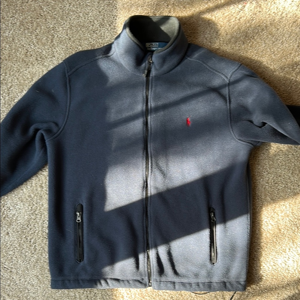 Men’s Polo by Ralph Lauren Blue Zip Up Fleece